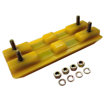 2411112 Πολυουρεθάνιο καουτσούκ μπλοκ / τροχιά παπουτσιού φρέναρισμα μηχανή ανταλλακτικά 3 πλευρές για την οδική κατασκευή W205/W2000