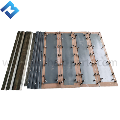 Paver ασφάλτου μέρη AB500-3TV 2310096 εξάρτηση υλικό NM400 Hardox400 πιάτων κατεβατών