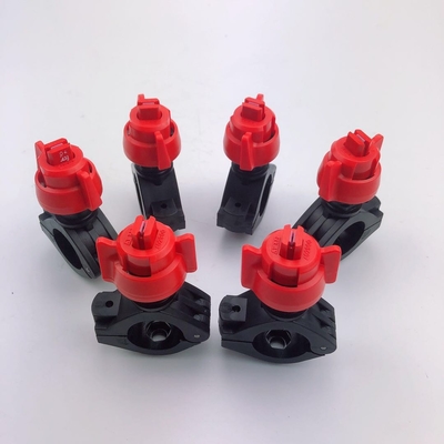 Κεραμικό ακροφύσιο ψεκασμού νερού οδικών κυλίνδρων κόκκινο και μαύρο για BM2000/W2000