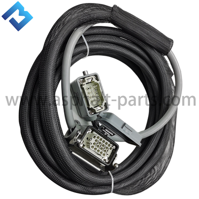 Paver ασφάλτου δευτερεύουσα γραμμή 18 οικοδεσποτών κιβωτίων ελέγχου ορθογώνιο 8m ευθύ καλώδιο πυρήνων για