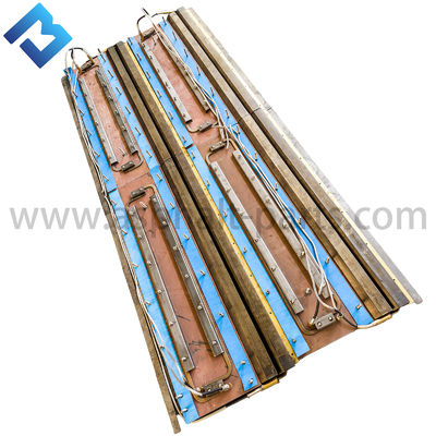 Υψηλής ποιότητας VDT-V78 VOE80873631 Κεραμίδας Κίτ Κεραμίδας για Asphalt Paver Κεραμίδας Πλάκα Κίτ Υλικό NM400 Hardox400