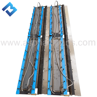 Υψηλής ποιότητας ΑΒ500-2TV Βασική πλάκα από κατσαρόλα για φούρνο πλακόστρωσης ασφαλτίου 2051692 Υλικό πακέτου πλάκας από κατσαρόλα NM400 Hardox400