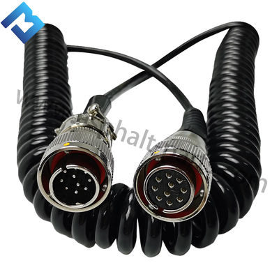 2143056 Ηλεκτρική τροφοδοσία Σπειροειδή καλώδια 0,5M Σπειροειδή σύρμα 10 πιν -10 τρύπες W195 W200 Μία οθόνη ελεγκτής βάθους