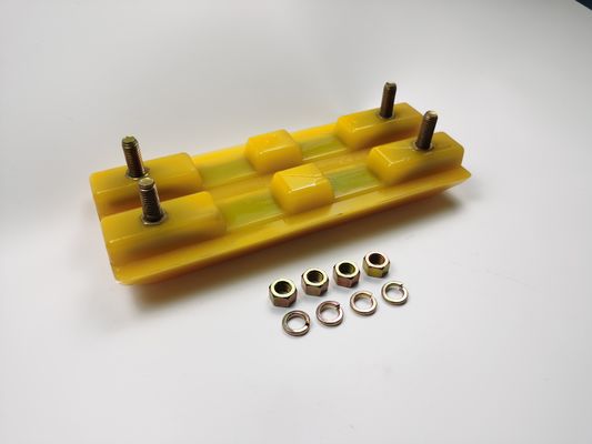 2411112 Πολυουρεθάνιο καουτσούκ μπλοκ / τροχιά παπουτσιού φρέναρισμα μηχανή ανταλλακτικά 3 πλευρές για την οδική κατασκευή W205/W2000