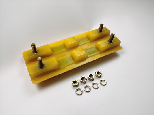 2411112 Πολυουρεθάνιο καουτσούκ μπλοκ / τροχιά παπουτσιού φρέναρισμα μηχανή ανταλλακτικά 3 πλευρές για την οδική κατασκευή W205/W2000