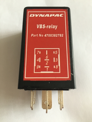 Μέρη κυλίνδρων Dynapac 382782 4700382782 VBS Relay για κυλίνδρους Dynapac CA152 CA251 CC102 CC232 CC412 CC422 CC722 CC900