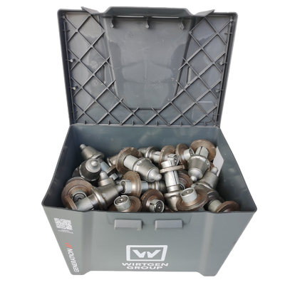 Χάλυβας βολφραμίου δοντιών οδικής άλεσης κομματιών μηχανών άλεσης W6-20A 2800874