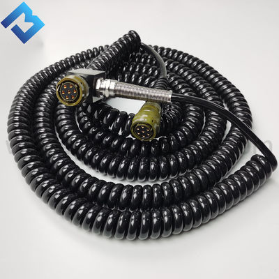 Ο νέος ηχιτικός αισθητήρας 7 σκι νομίσματα 7 τρύπες τριπλασιάζει το συνδετήρα 2542010 σπειροειδές καλώδιο για