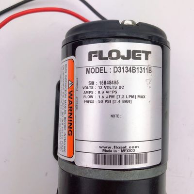 Εμπορικό σήμα υδραντλιών 12V 13.2LPM/3.5GPM FLOJET ανταλλακτικών μηχανών οδικών κυλίνδρων