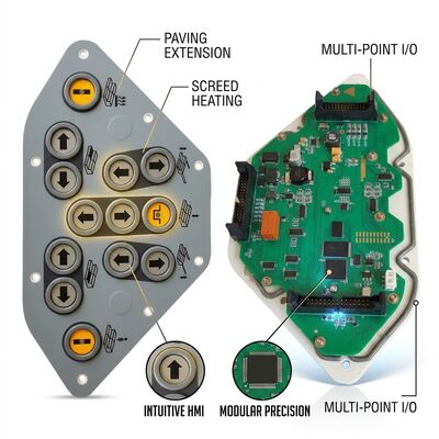 2134254 Asphalt Paver Spare Parts Main Console Remote Control Replacement Fit S1800 S2100-2 Control Panel